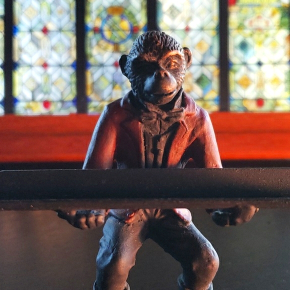 BOMBAY COMPANY - VTG Monkey Butler Business Card and Pen Holders - EVC - Picture 8 of 14